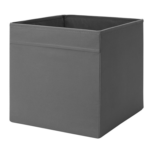 【 IKEA - イケア -】DRONA -ドローナ- 収納ボックス ダークグレー 33x38x33 cm ボ...