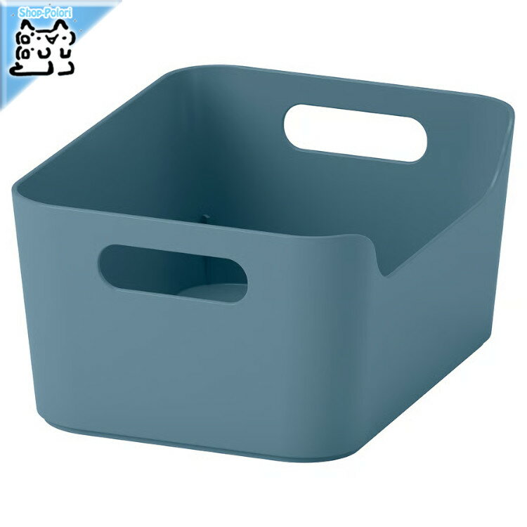 Plastic - 【 IKEA - イケア -】UPPDATERA -ウップダテラ- ボックス グレーブルー 24x17 cm (806.105.49)