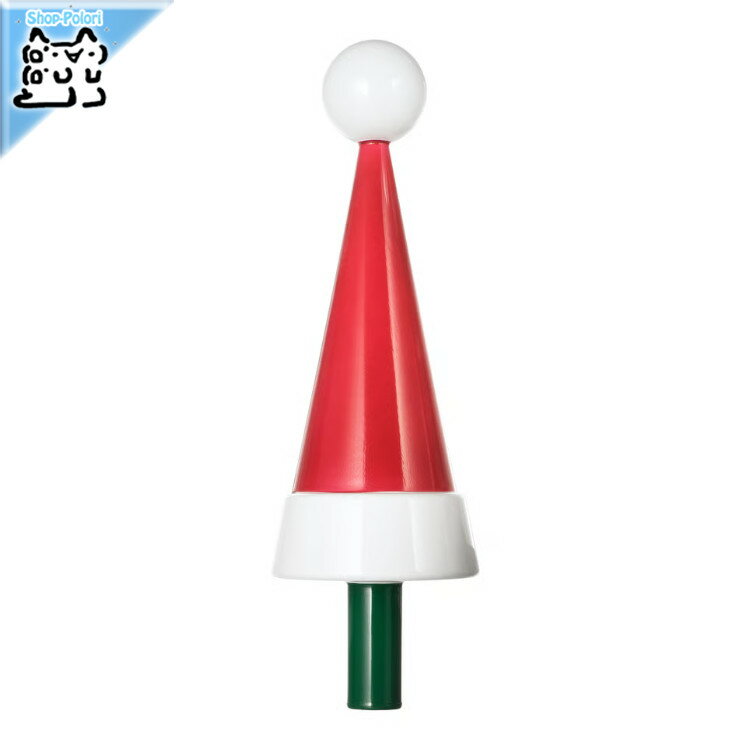 【 IKEA - イケア -】VINTERFINT - ヴィンテルフィント - クリスマスツリー トップスパイア サンタクロースの帽子 レッド 26 cm クリスマス オーナメント(506.048.99)のサムネイル