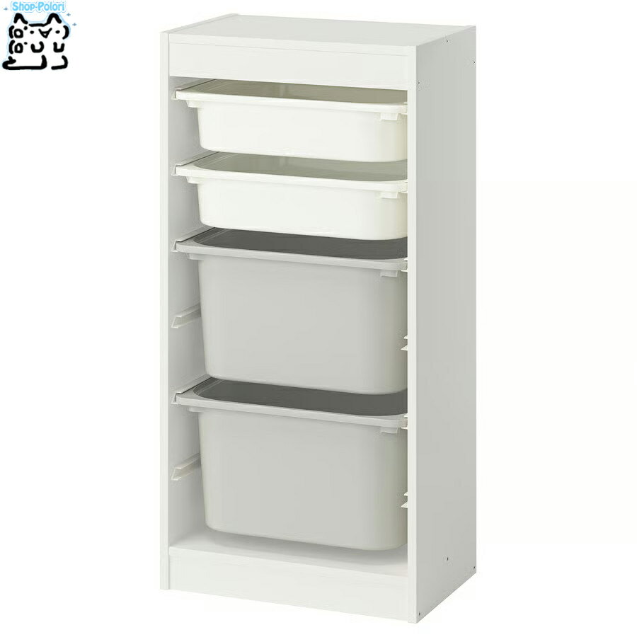 【 IKEA - イケア -】ikea チェスト TROFAST -トロファスト- 収納コンビネーション...