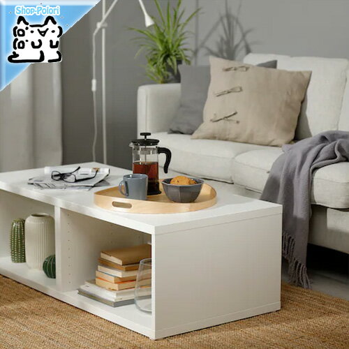 【IKEA -イケア-】BESTA - ベストー - コーヒーテーブル センターテーブル ホワイト 120x56x38 cm (705.559.54)