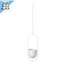 【 IKEA - イケア -】CHILISTRAN -チリストローン- ハンギングプランター 室内/屋外用 ホワイト 12 cm (504.922.60)