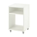 【IKEA -イケア-】VIHALS -ヴィーハルス- ベッドサイドテーブル ホワイト 37x37 cm (604.887.38)