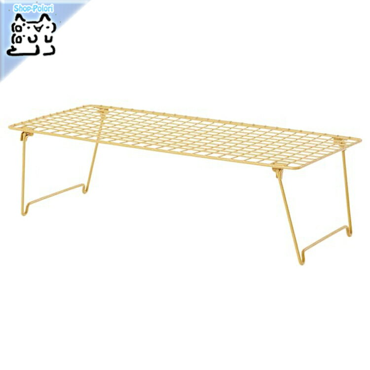 【IKEA -イケア-】GREJIG -グレイグ- シューズラック ダークイエロー 58x27x17 cm (605.660.00)