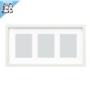 【 IKEA - イケア -】RODALM -ローダルム- フレーム 写真3枚用 ホワイト 55x28 cm (105.537.26)