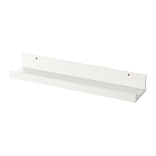 【IKEA Original】MOSSLANDA -モッスランダ- アート用飾り棚 ホワイト 55cmの写真