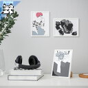 【 IKEA - イケア -】YLLEVAD -イレヴァード- フレーム ホワイト 13x18 cm (304.252.81)