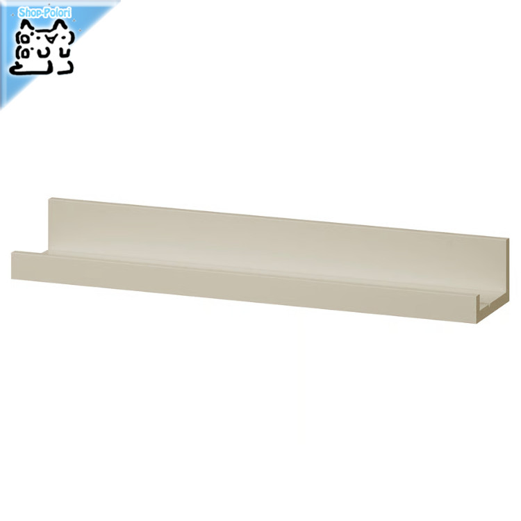 樂天商城 - 【 IKEA - イケア -】MOSSLANDA -モッスランダ- アート用飾り棚 グレーベージュ 55cm (606.204.84) 壁掛け収納