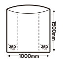 KN-1515 超大型ポリ袋（マチ付き） 1500x1500 0.020mm厚 半透明 10枚x20冊/ポリ袋 ゴミ袋 ごみ袋 大型カバー袋 袋 大型収納袋 サンキョウプラテック 送料無料 あす楽 即納 3