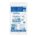 紺屋商事/規格レジ袋(乳白) 45号 100枚×10パック
