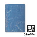 ブルーシート #1100 薄手 青 5.4x5.4M 1枚x10冊/ベール 約18畳用 ハトメ数24個 BS-115454 /作業シート 防水 レジャー 防災 アウトドア 野積みカバー 積荷カバー DIY 工事用 送料無料