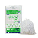 ごみ袋 70リットル 半透明 80x90cm 0.020mm厚 10枚x60冊 KN-73/ポリ袋 ゴミ袋 エコ袋 平袋 袋 70l サンキョウプラテック 送料...