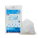 ごみ袋 70リットル 半透明 80x90cm 0.025mm厚 10枚x50冊x10箱 KN-78-10/ポリ袋 ゴミ袋 エコ袋 平袋 袋 70l サンキョウプ...