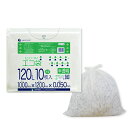 ごみ袋 120リットル 厚手 半透明 100x120cm 0.050mm厚 10枚x20冊x10箱 LN-129-10/ポリ袋 ゴミ袋 エコ袋 平袋 袋 120...