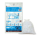 ごみ袋 90リットル 薄手 透明 90x100cm 0.025mm厚 10枚x40冊x10箱 MUN-98-10/ポリ袋 ゴミ袋 エコ袋 平袋 袋 90L クリ...