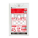 とって付きごみ袋 45リットル 半透明 65x80cm 0.020mm厚 10枚x80冊 TTH-48 らくしばくん/ポリ袋 ゴミ袋 ごみ袋 袋 取手付き 取っ手付き エコ袋 45l サンキョウプラテック 送料無料 あす楽 即納