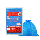 ごみ袋 20リットル 青 50x60cm 0.025mm厚 10枚x100冊 LN-21eco / ゴミ袋 ポリ袋 平袋 袋 20l ブルー エコマーク付き サ...