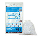 ごみ袋 90リットル 透明 90x100cm 0.040mm厚 10枚x30冊 LN-93/ポリ袋 ゴミ袋 エコ袋 平袋 袋 90L クリア 業務用 サンキョウ...