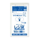 【バラ販売】レジ袋 薄手 西日本 40号 (東日本30号) ブロック無 26x48cm マチ13cm 0.013mm厚 乳白 100枚 RCK-40bara/レジ袋 手さげ袋 買い物袋 40号 30号 L サンキョウプラテック