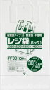 1枚あたり2.49円 レジ袋エコタイプ:Lサイズ/半透明/0.013mm厚 西日本40号/東日本30号 30冊入 3000枚入