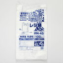 1枚あたり3.47円 エコスタイル レジ袋エコタイプ:LLサイズ/半透明/0.017mm厚 西日本45号/東日本45号 20冊入 2000枚入