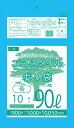 1枚あたり32.4円 エコスタイル:90L(リットル)/青/0.050mm厚/6箱 ポリ袋 ゴミ袋 ごみ袋 150冊入 1500枚入