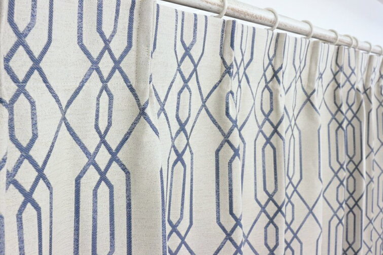 オーダーカーテン【日本製】【人気】【モダニズム】オシャレ 北欧 カーテン 洗える 寝室カーテン リビングカーテン ブルー シンプル デザイン 新生活