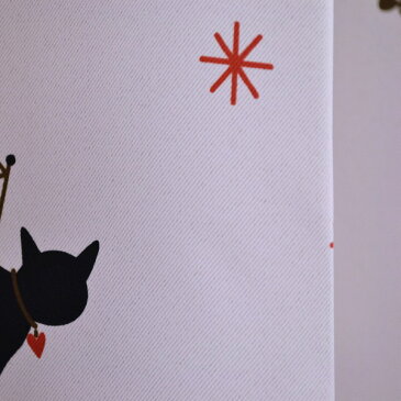 猫柄 遮光カーテン 「キャット」 オーダーカーテン 遮光 子供部屋カーテン 一人暮らしカーテン カフェ ピンク 黒猫 動物 キャラクター 子供 こども キッズ