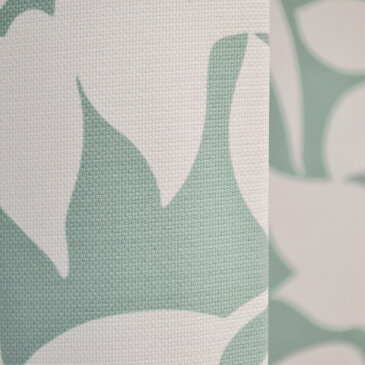 オーダーカーテン 「フルラ」 北欧カーテン 遮光カーテン グリーン カーテン ベージュ 一人暮らし 新生活にも キュート ポップ ウォッシャブル