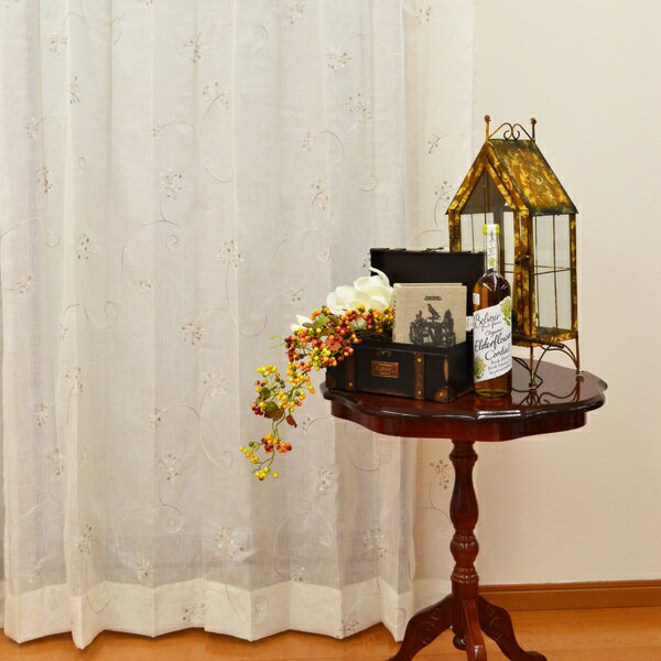 ●日本製● 高級刺繍 レースカーテン 