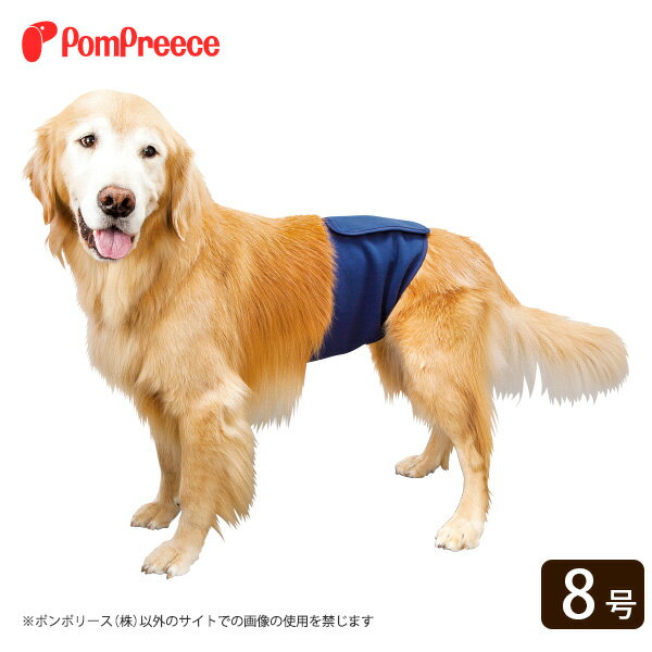 【ポイント5倍でお得】中型犬・大型犬用 スーパーマナーベルト＆洗える軽オムツ プレミアム 8号 [ポンポリース]