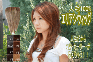 人毛エリアシウィッグ幅22cm長さ50cm/人毛ウィッグ/えりあし/襟足ウィッグ/ 人毛エリアシウィッグ幅22cm長さ50cm/人毛ウィッグ/えりあし/襟足ウィッグ/