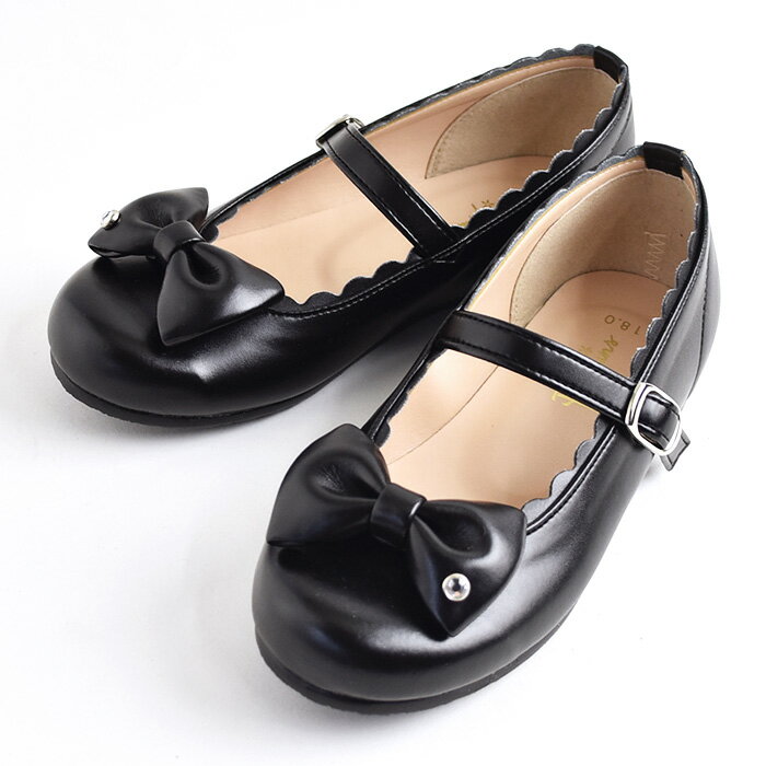 【月・火・木・金の正午までのご注文で即日発送します】卒園式や入学式向けのフォーマルシューズ「はじめのいっぽ」 クロ/エナメル黒 2色展開 18cm/19cm/20cm 全3サイズ 日本製 POMPKINS ポプキンズ