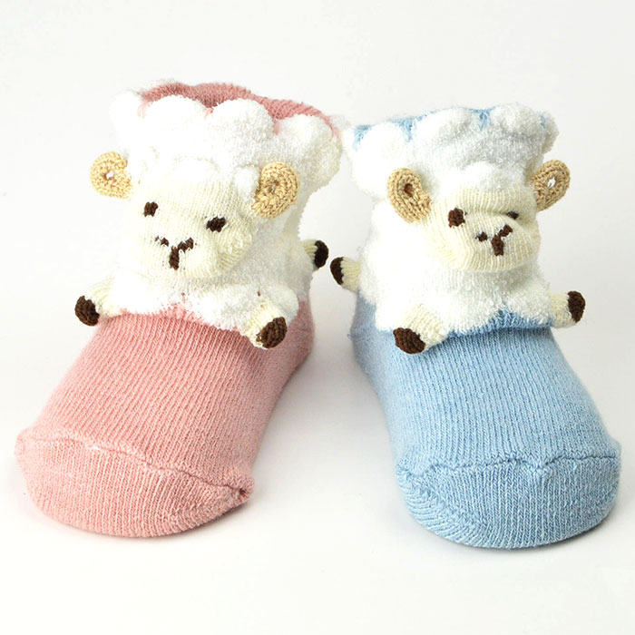 ポプキンズ POP UP SOX ポップアップソックス「ひつじ」適応サイズ 9〜12cm 出産祝い POMPKINS 赤ちゃん ベビー靴下 贈り物