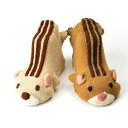 ポプキンズ POP UP SOX ポップアップソックス「シマリス」動物の靴下 適応サイズ 9~12cm 出産祝い 立体ソックス 3Dソックス POMPKINS 赤ちゃん ベビー靴下 贈り物