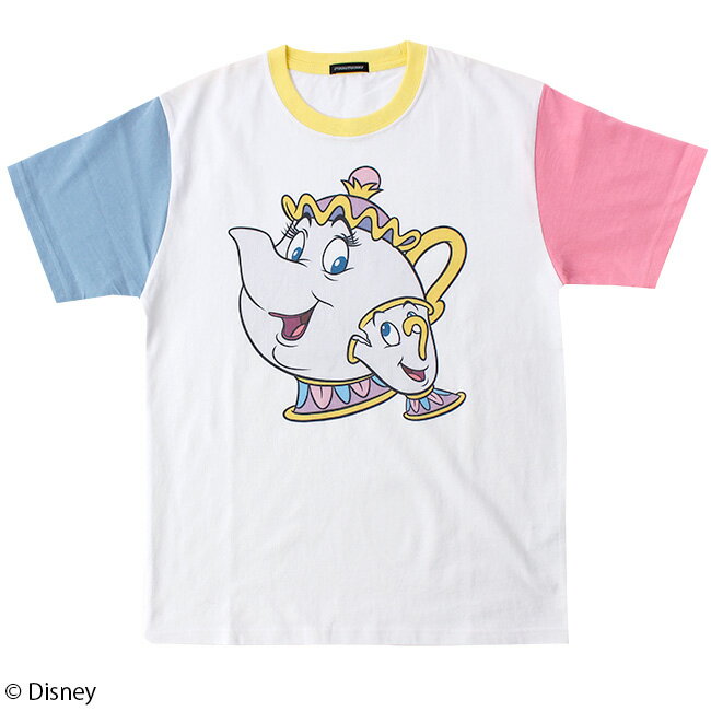 【Disney(ディズニー)/美女と野獣】ポット夫人＆チップ/Tシャツのサムネイル