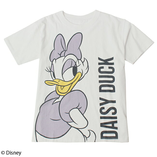 【Disney(ディズニー)/デイジーダック】BIGプリントTシャツ