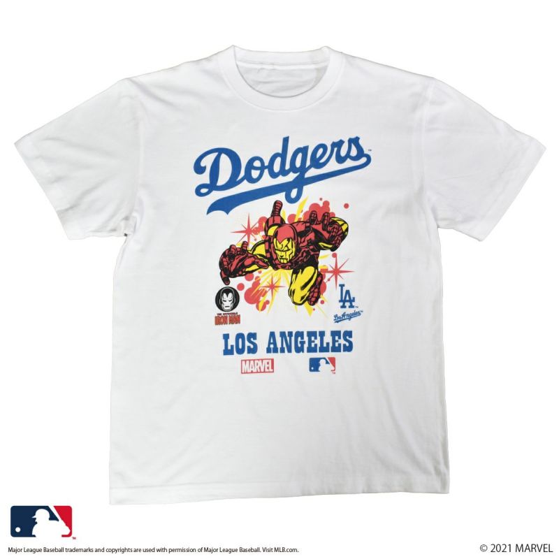 【MARVEL(マーベル)/アイアンマン】【MLB/ロサンゼルス・ドジャース】Tシャツ(PONEYCOMB PLATINUM)のサムネイル
