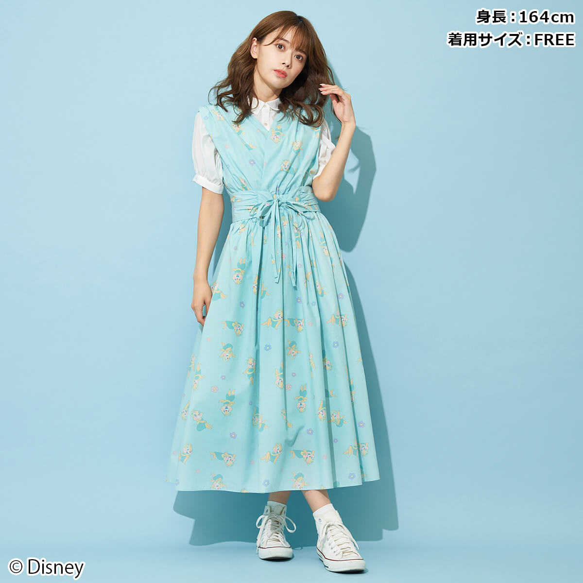 パニカムトーキョー キャラクターファッションの通販専門店 Disney ディズニー ワンピース クラリス 総柄ワンピース comb レディースファッション Disney ディズニー クラリス 総柄ワンピース comb ワンピース Psychologue Cannes Angelot Fr