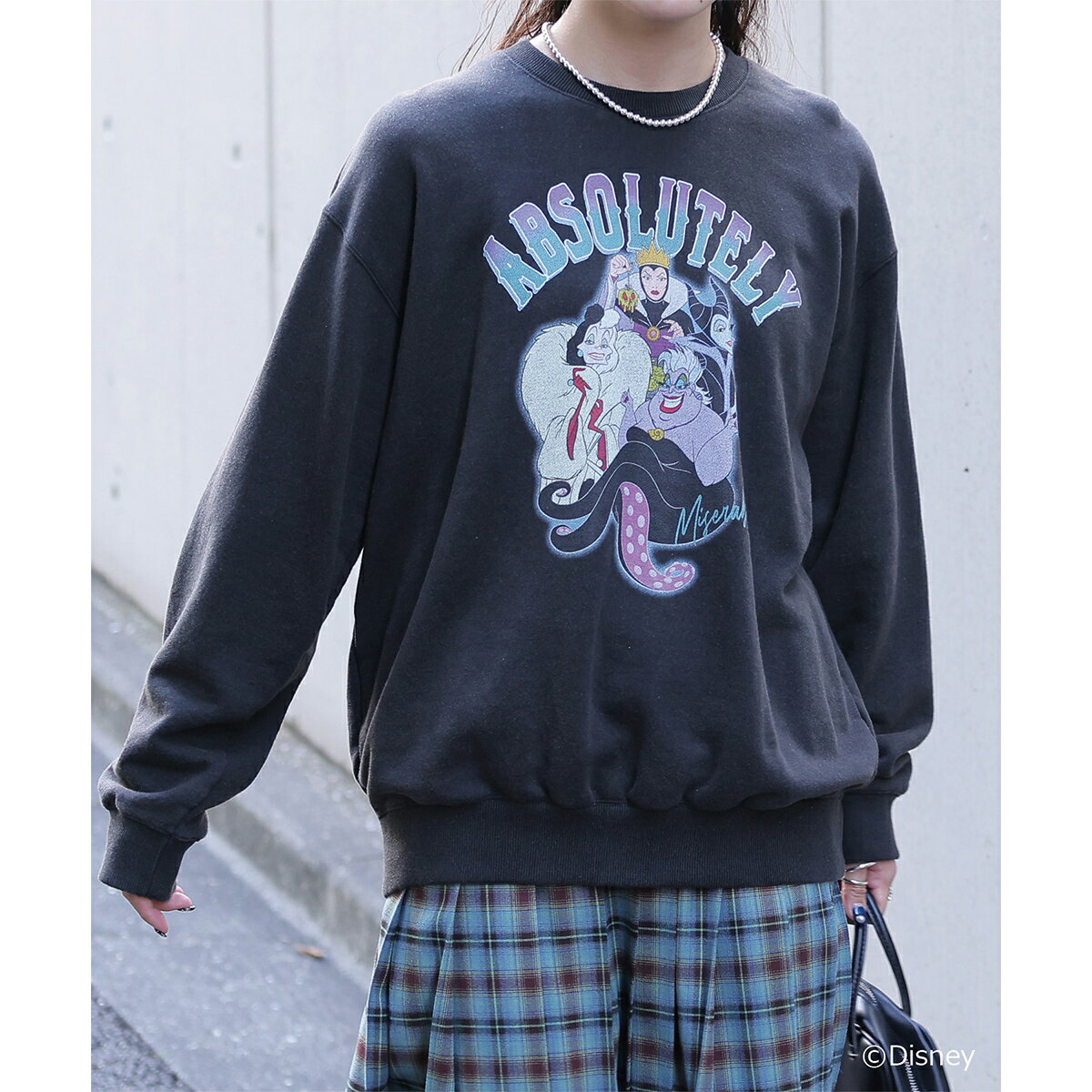 【Disney】Disney villains USED風プルオーバー(DOUBLE NAME)