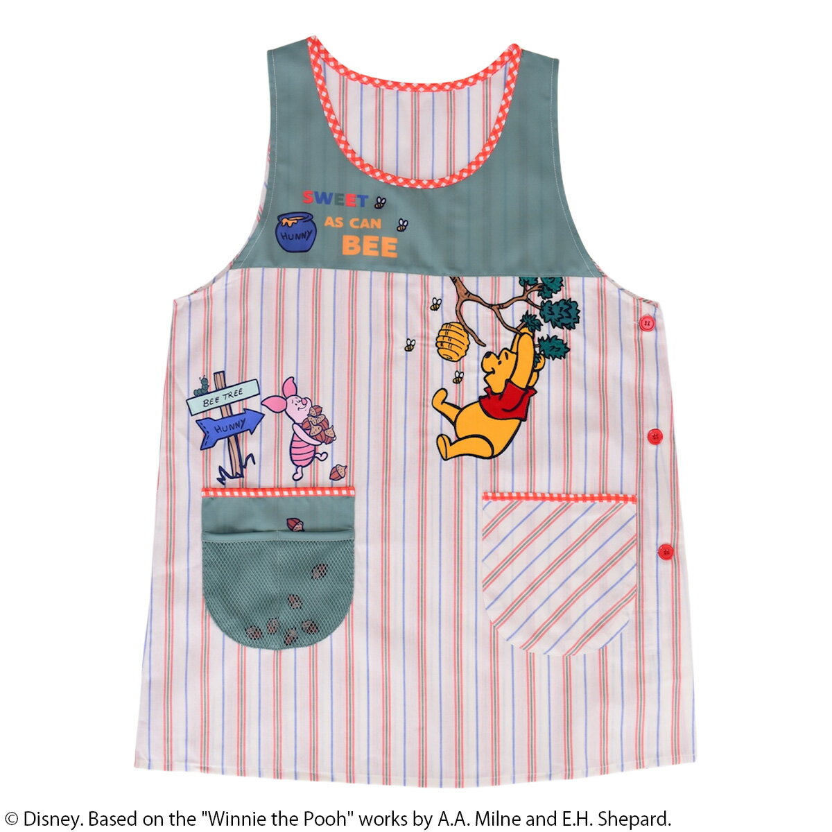 【Disney】くまのプーさん/ぶらさがり/エプロン(L.W.C. SELECT)