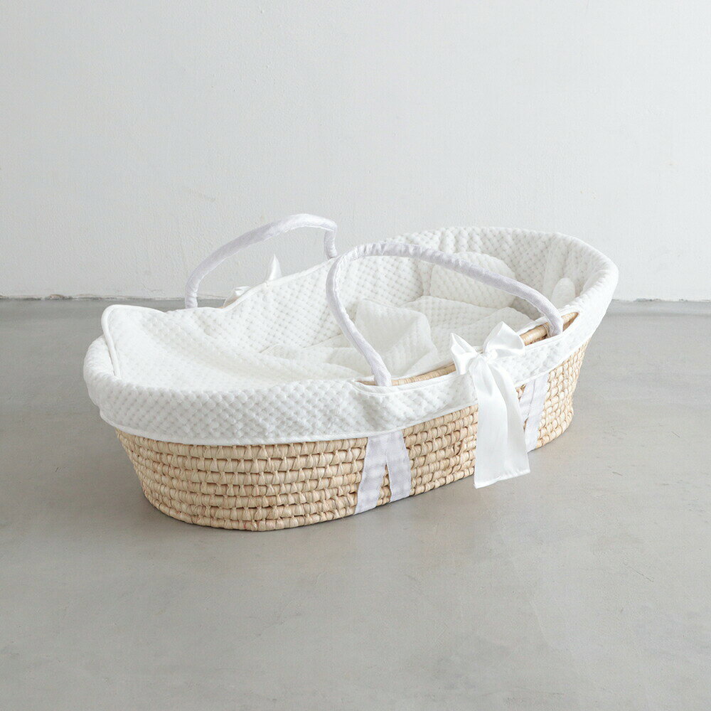 【 P5倍 11/27(木) 01:59まで 】日本製 クーファン ロイヤル 立体感のあるふわふわのドビー生地 クーハン ベビーキャリー かごクーハン ベビー バスケット 赤ちゃん 退院 2