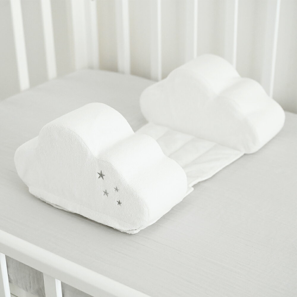 洗える 寝返り防止クッション おむつ替え用 ベビー パイル 綿100% おしゃれ 赤ちゃん 出産準備 プレゼント 出産祝い うつ伏せ防止 2