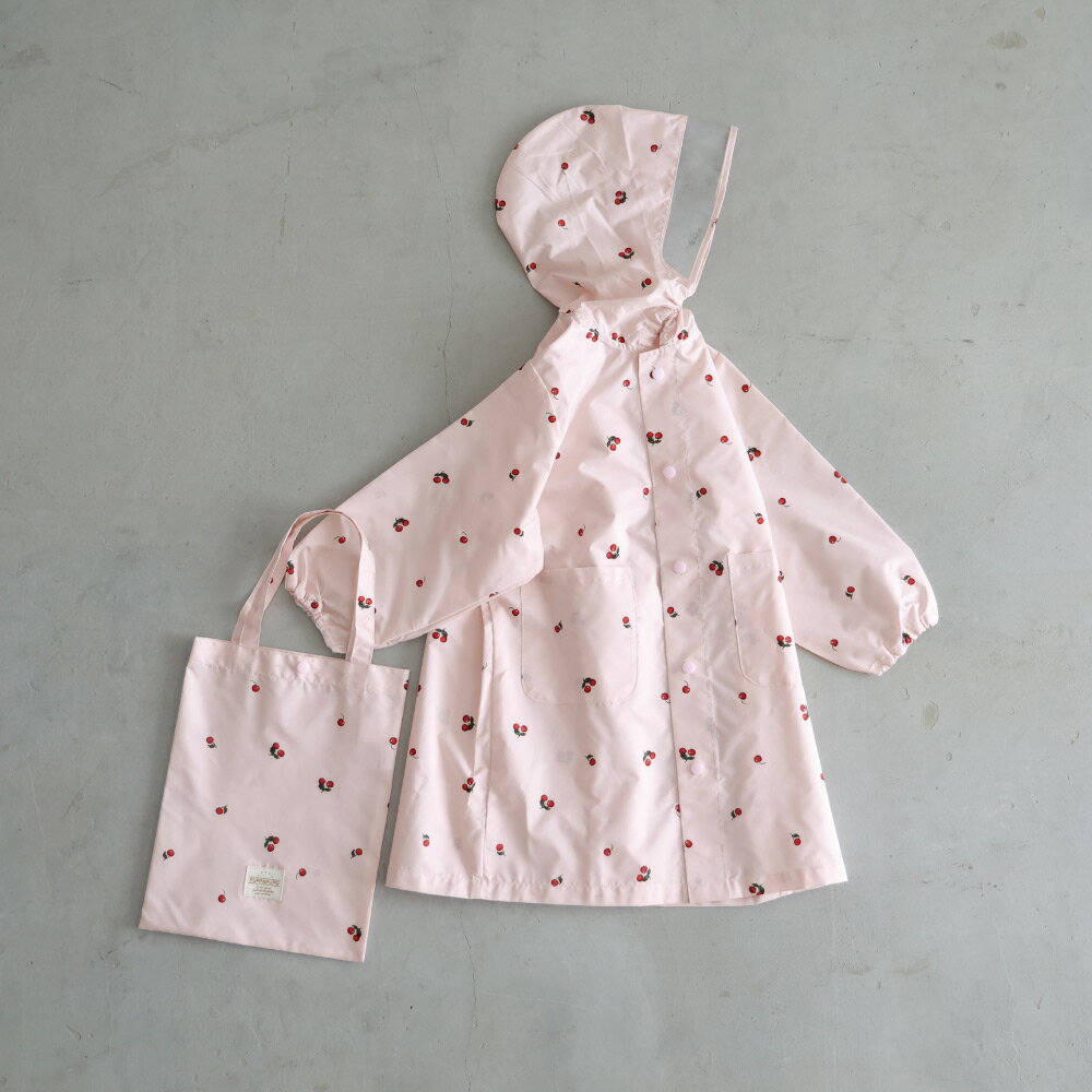 【 P20倍 3月27日 01:59まで 】レインコート キッズ ランドセル 対応 収納バック付 ポケット 通気穴 レインウェア カッパ 雨具 通園 通学 小学生 保育園 幼稚園 子供