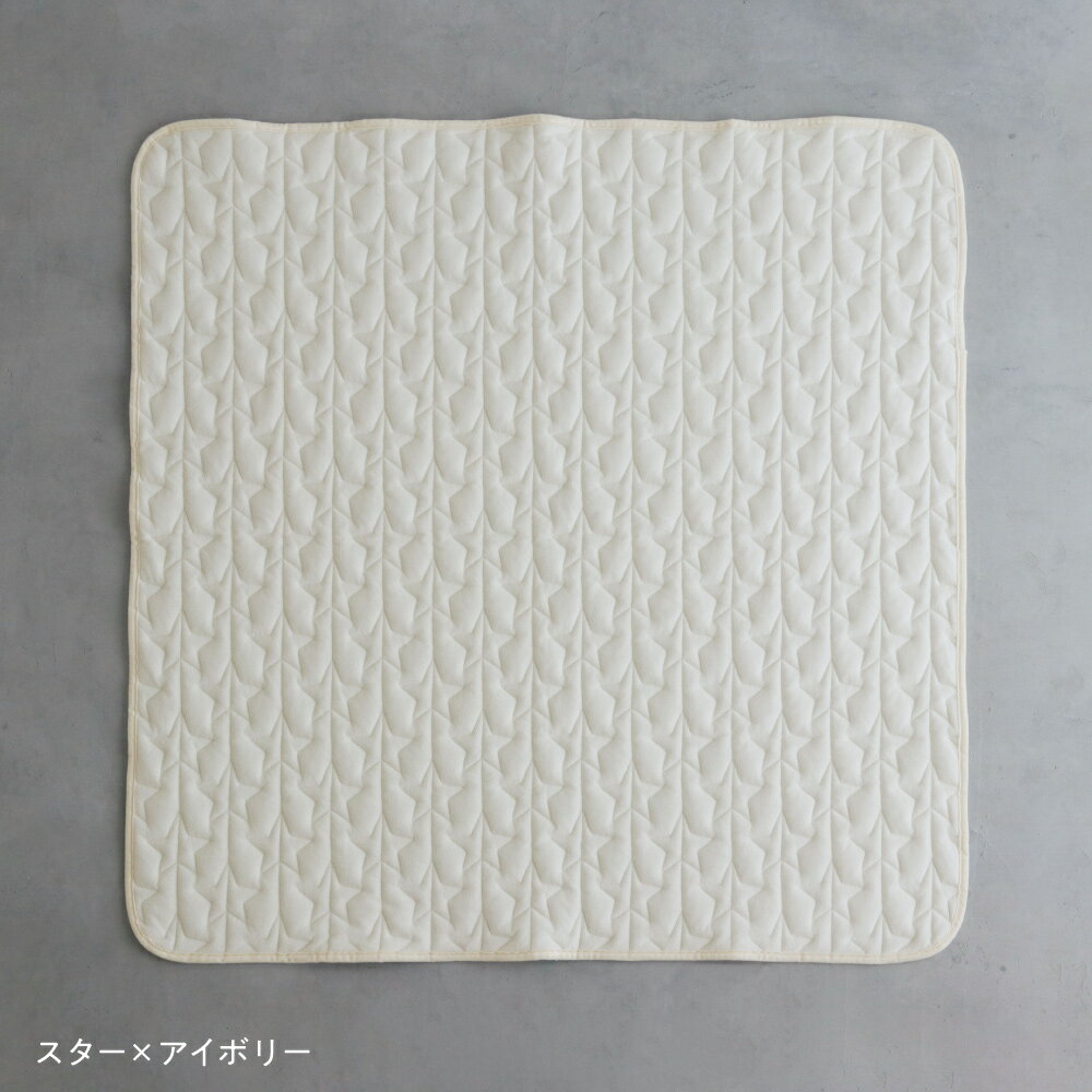 寝返り ごろ寝マット用 敷きパッド 120×120cm 防水 パイル 四隅ゴム お昼寝 敷布団...