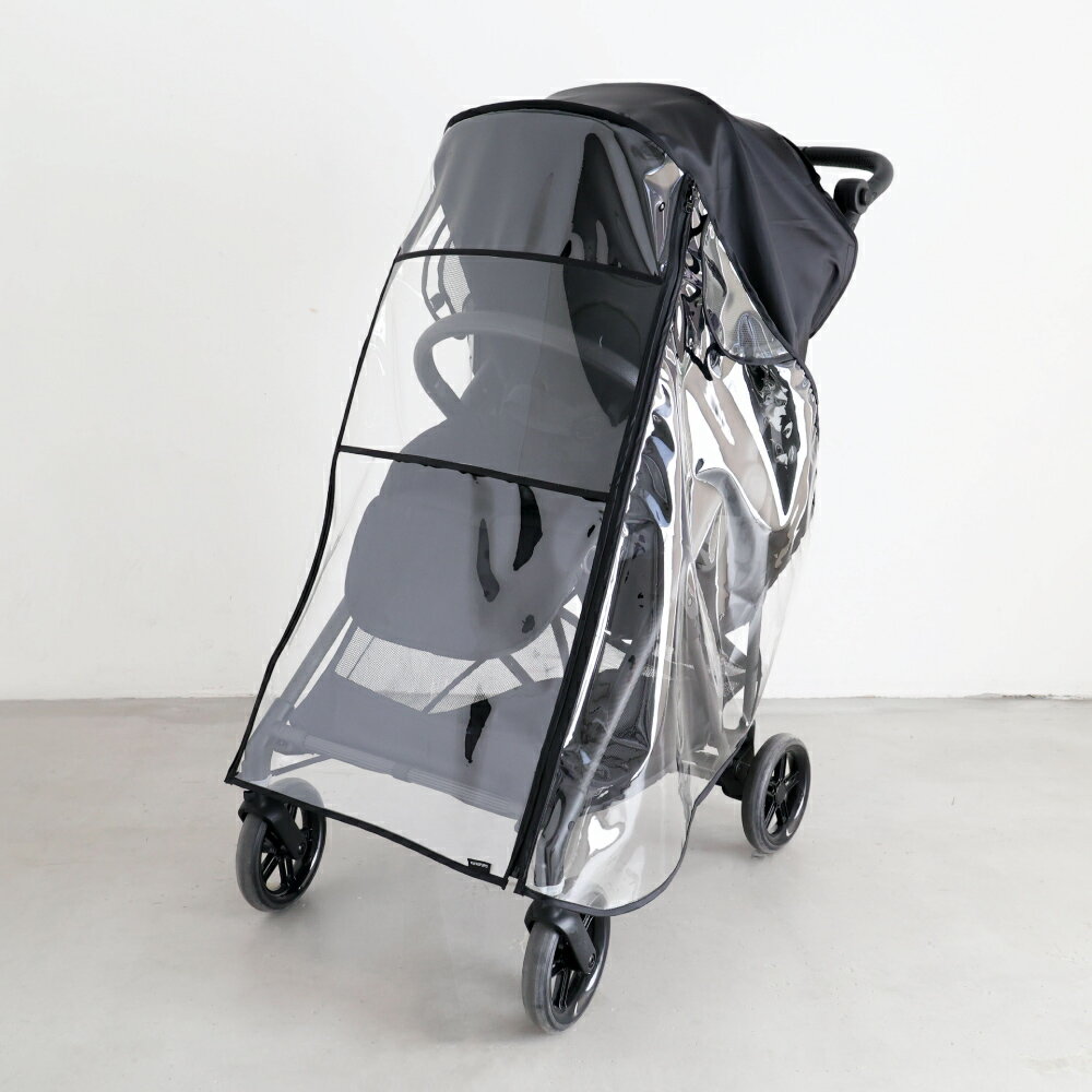 【 P5倍 1/29(木) 01:59まで 】ベビーカー用 レインカバー 収納ポーチ付き ベビーカー カバー A型 B型 対面 背面 対応 雨よけ 防風 防寒 花粉 ほこり 対策 ベビー 雨具 2