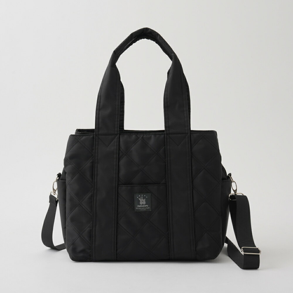 マザーズバッグ Noble 2way 20L トート 肩掛け 2WAY はっ水加工 自立 キルティング トートバッグ ショルダー バッグ 陣痛バッグ 斜めがけ 軽い 撥水 3