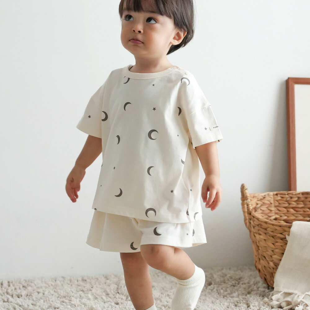 セットアップ 半袖 Tシャツ ショートパンツ 綿100% キッズ ベビー トップス ボトム...