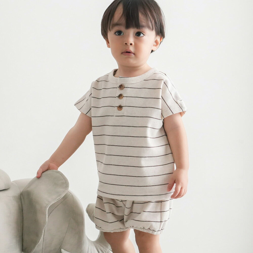 セットアップ 半袖 Tシャツ ショートパンツ ワッフル キッズ ベビー トップス ボトムス 春 夏 70 80 90 100 110 子供服 男の子 女の子 2