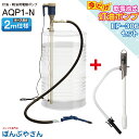 【2025年7月30日までポイント10倍】AQP1-N 【乾電池式 簡易灯油ポンプ EP-306付】灯油軽油用 電動ドラムポンプ 耐油ゴムホース2m ガンノズル...